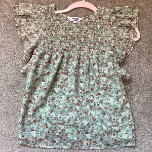 Set - BB Dakota Steve Madden flower moves floral shift chiffon set